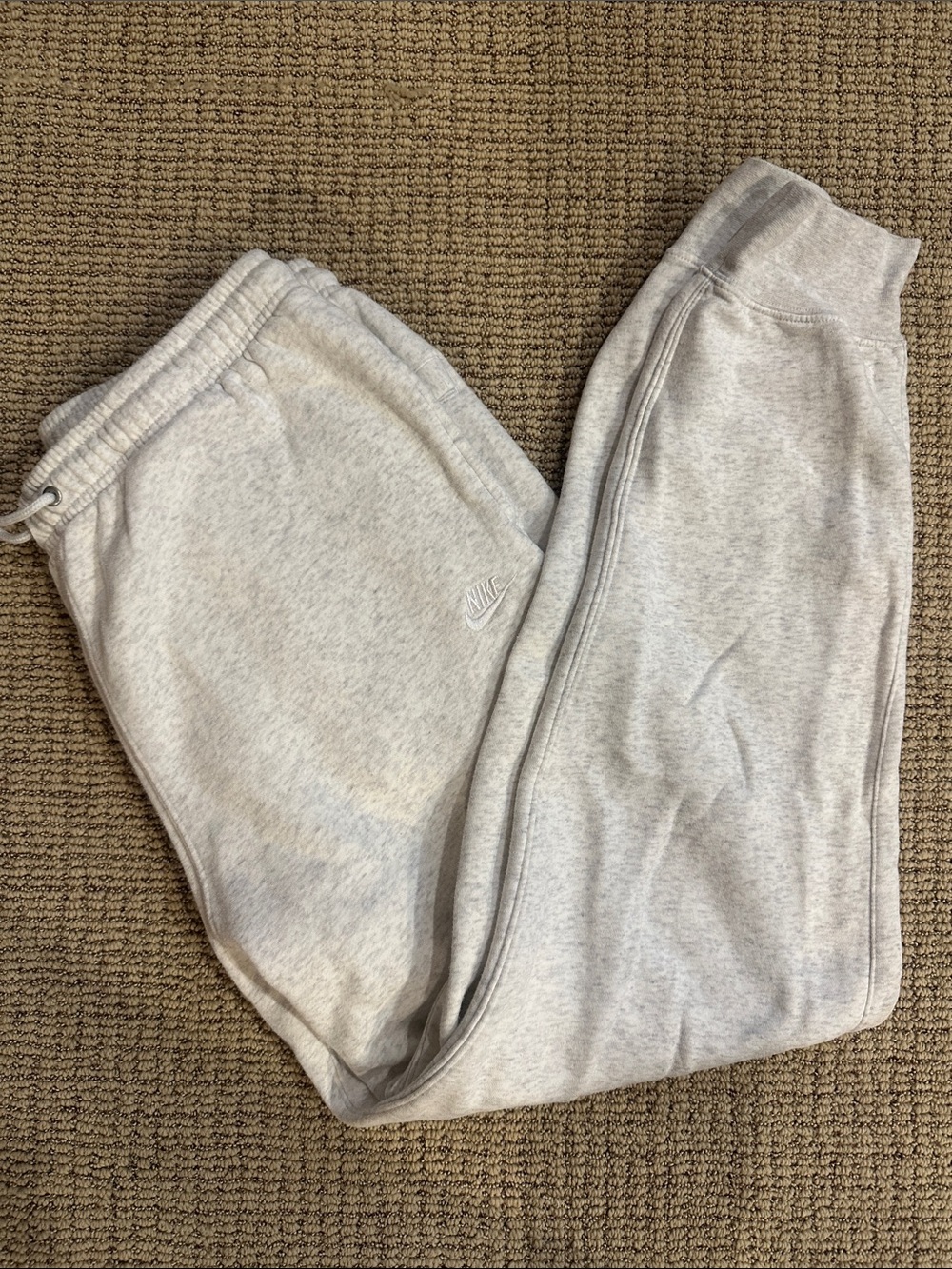 Heather Gray Fleece Joggers large tall